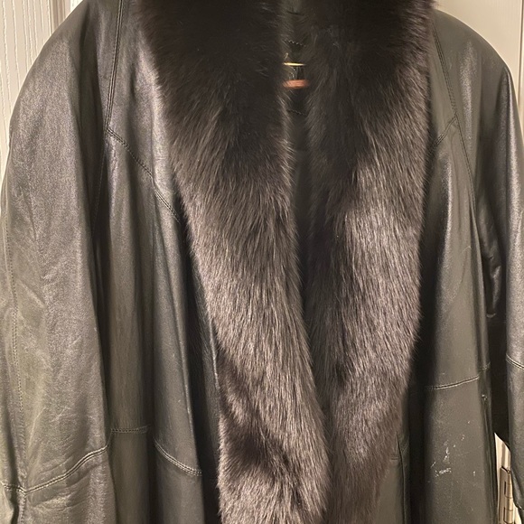 Genuine Leather & Fur women’s coat